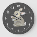 Recherche de lapin mignon horloges Animal