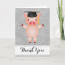 Recherche de porc drôle vœux cartes Mignon