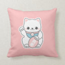 Recherche de maneki neko coussins Chat
