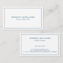 Recherche de bleu simple cartes visite Blanc