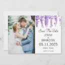 Recherche de wisteria wedding save the dates Rustique