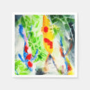 Recherche de koi serviettes Aquarelle