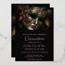 Recherche de quinceanera formel invitations Noir