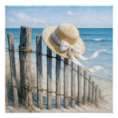 Recherche de chapeau de paille posters Plage