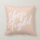 Recherche de sommeil coussins Typographie
