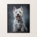 Recherche de west highland terrier puzzles Westie