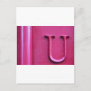 Recherche de lettres alphabétiques cartes postales Rose