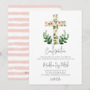 Recherche de croix florale invitations Élégant