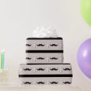 Recherche de moustache drôle papier cadeau Humoristique