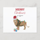 Recherche de lion christmas vœux cartes Xmas