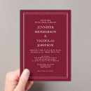 Recherche de papeterie de de marsala mariage invitations Typographie