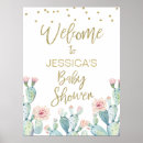 Recherche de cactus baby shower signes Fiesta