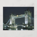 Recherche de pont de londres nuit cartes postales Rivière