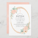 Recherche de floral baptême invitations Rose