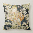 Recherche de mucha coussins Fleurs