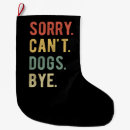 Recherche de chiens chaussette de noël Drôle