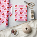 Recherche de coeur amour papier cadeau Rose