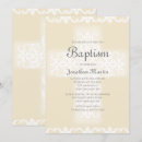 Recherche de beige baptême invitations Garçon