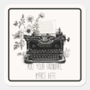 Recherche de machine à écrire vintage autocollants Moderne