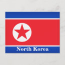 Recherche de la corée du nord cartes postales Drapeau