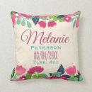 Recherche de fille naissance stat enfant coussins Floral