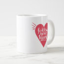 Recherche de grand coeur tasses Inspiration