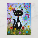 Recherche de chat abstrait cartes postales Chaton