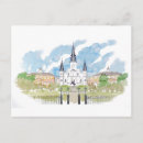 Recherche de quartier français nouvelle orléans cartes postales Illustration