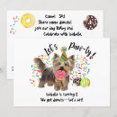 Recherche de chien terrier yorkshire invitations Animal