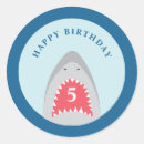 Recherche de morsure autocollants Requin