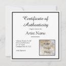 Recherche de certificate invitations Authenticité