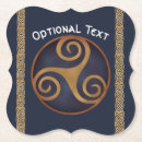 Recherche de triskelion dessous de verres Symbole