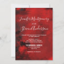 Recherche de rouge noir mariage invitations Grunge