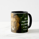 Recherche de citation de lion tasses Écritures