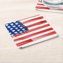 Recherche de drapeau américain dessous de verres Rayures