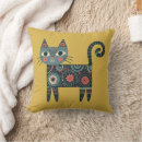 Recherche de chat stylisé coussins Amoureux des chats
