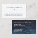 Recherche de service piscine cartes visite Entrepreneur