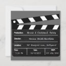 Recherche de de soirée cinéma invitations Clapperboard