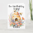Recherche de abeille anniversaire cartes Être heureux