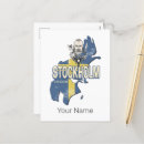 Recherche de drapeau de la suède cartes postales Europe