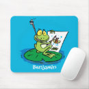 Recherche de grenouille verte tapis souris Animal