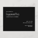 Recherche de noir et blanc fiançailles invitations Contemporain