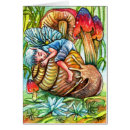 Recherche de escargot bleu cartes postales Rouge