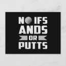 Recherche de golfeurs cartes postales Drôle