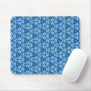 Recherche de mosaïque florale tapis souris Bleu
