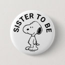 Recherche de soeur à être badges Snoopy