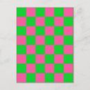 Recherche de damier vert cartes postales Motif