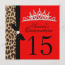 Recherche de quinceanera de léopard invitations Sauvage
