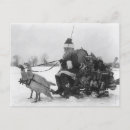 Recherche de père noël traîneau cartes postales Victorien