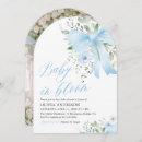 Recherche de blue floral baby shower invitations Bientôt maman